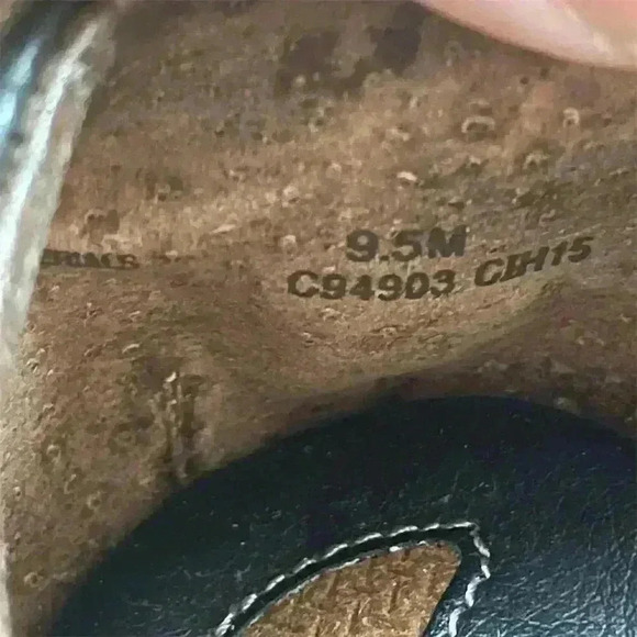 b.ø.c. Women's Mary Jane Black Leather Slip-On Flats Size 9.5M - Picture 7 of 9